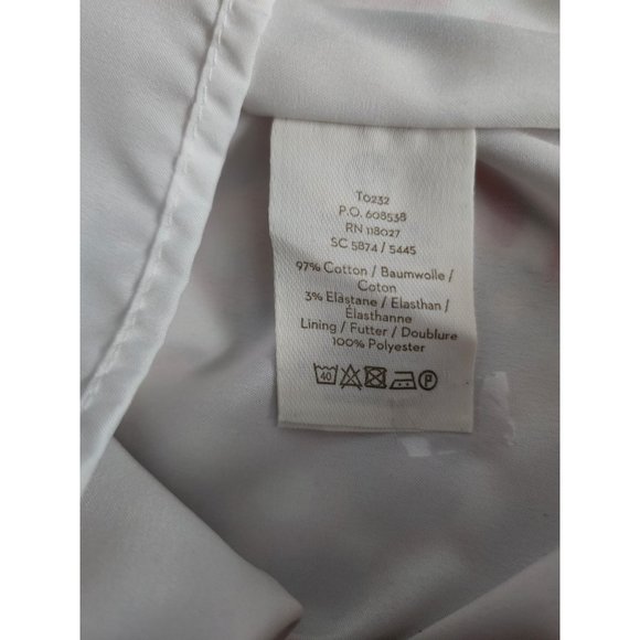 Boden Women's Petite Geometric Print Richmond Pencil Skirt Red/Multi Size 4P - Picture 11 of 16